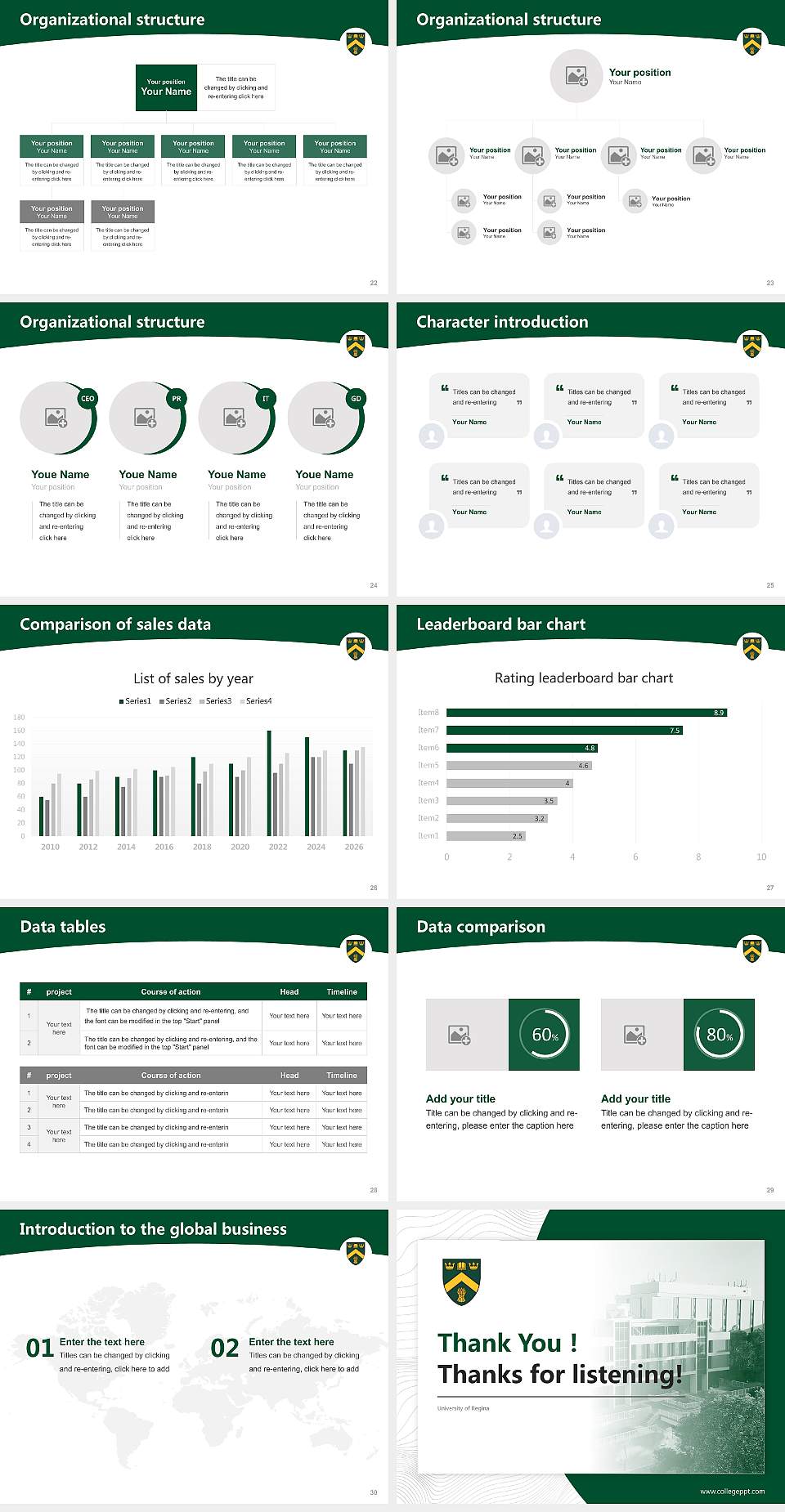 University of Regina Academic Presentation/Research Findings Report PPT Template4:3 ratio PPT effect preview image4