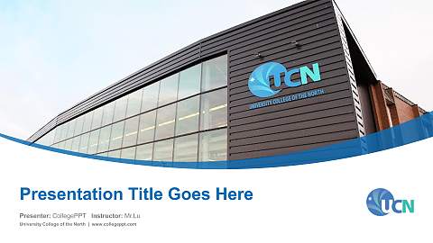 University College of the North Course/Courseware Creation PPT Template