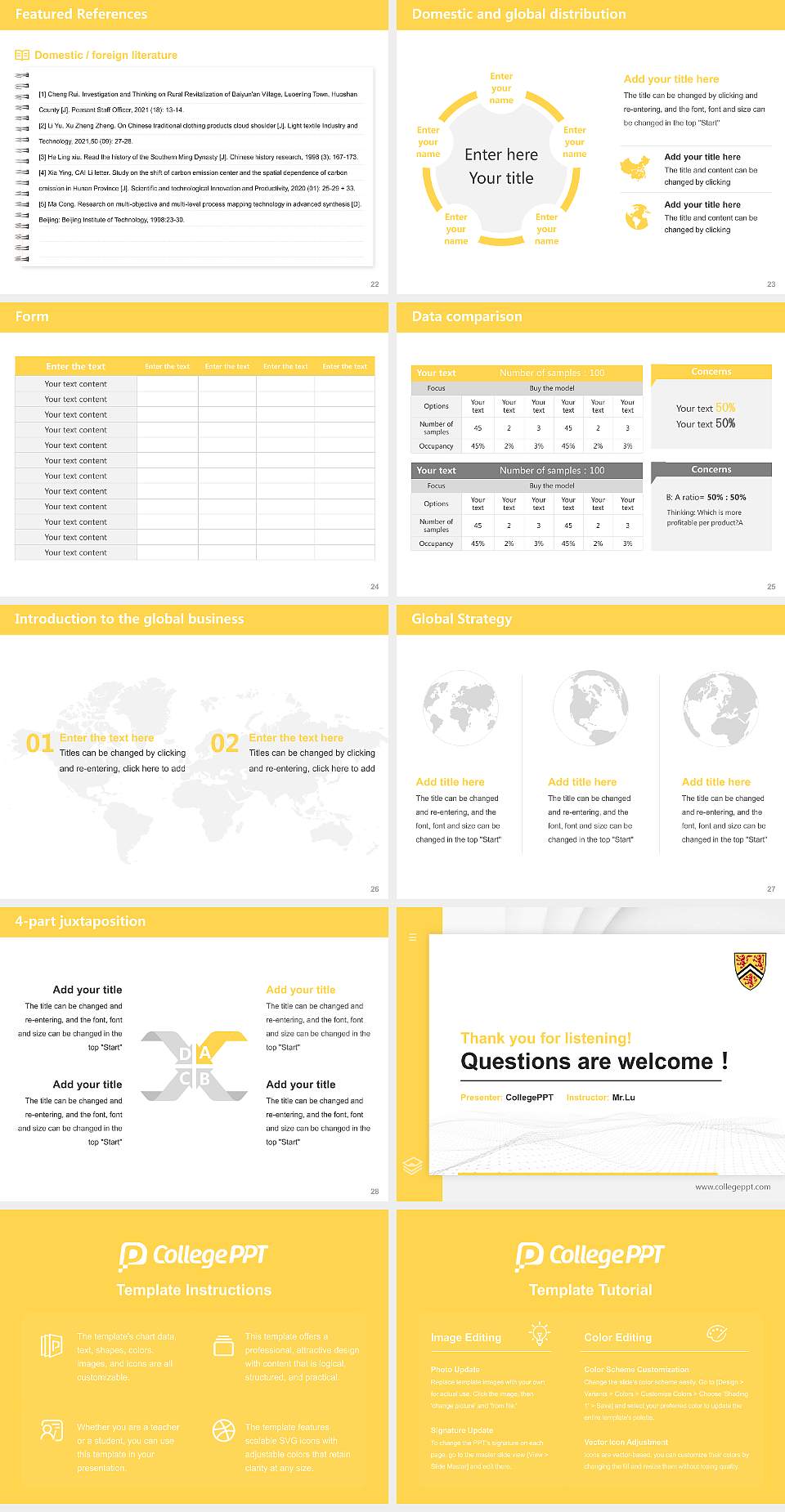 University of Waterloo Thesis Proposal/Graduation Defense PPT Template4:3 ratio PPT effect preview image4