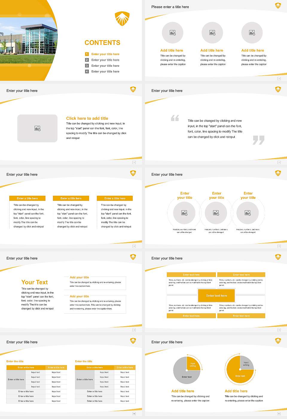 Ambrose University Course/Courseware Creation PPT Template16:9 ratio PPT effect preview image2