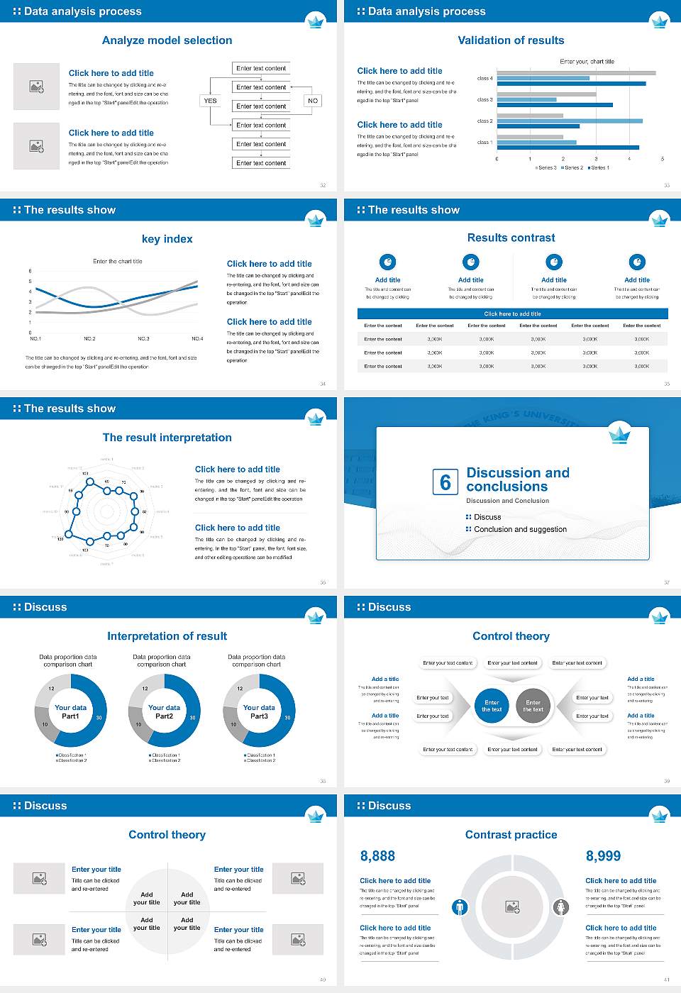 The King’s University Graduation Thesis Defense PPT Template16:9 ratio PPT effect preview image5