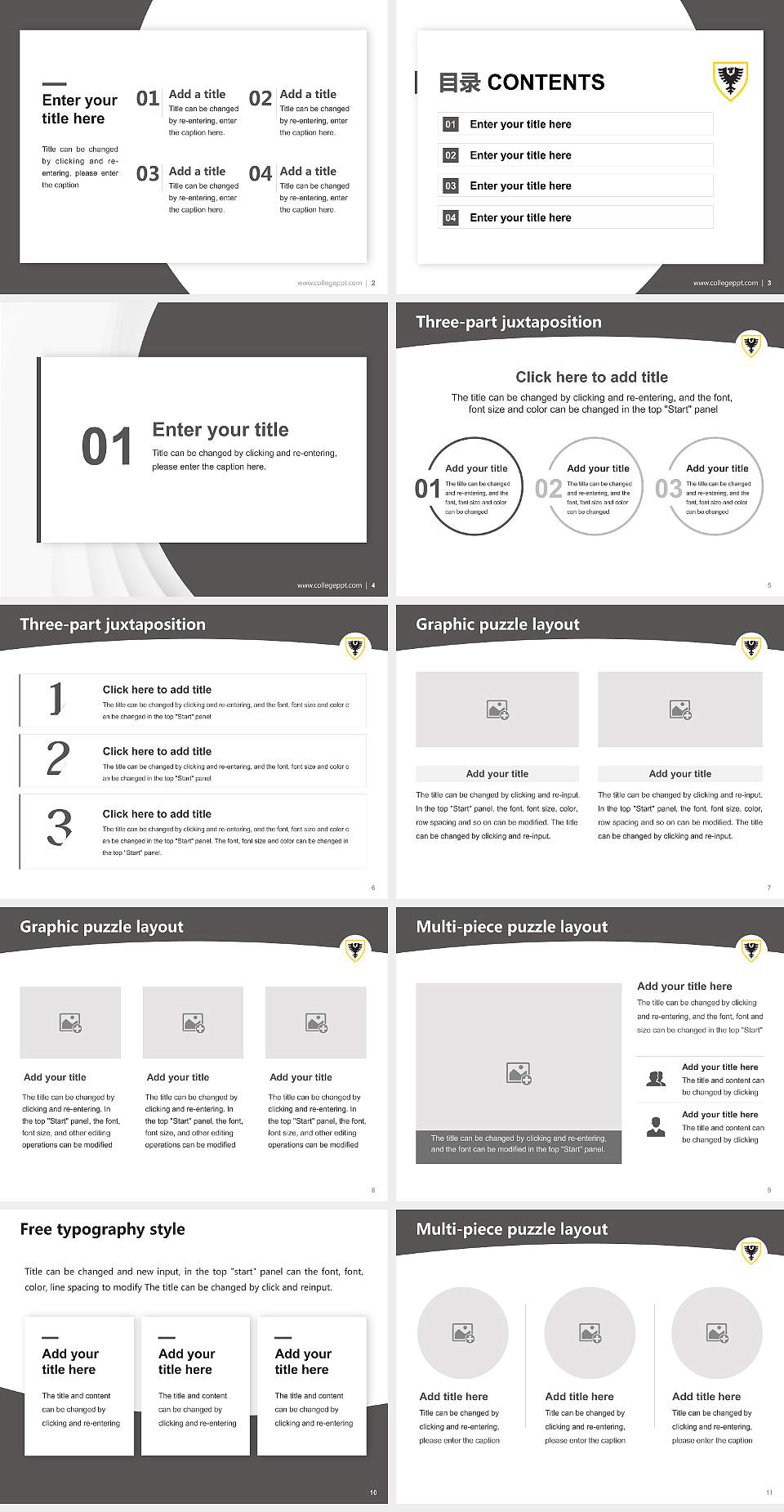 Dalhousie University Academic Presentation/Research Findings Report PPT Template4:3 ratio PPT effect preview image2