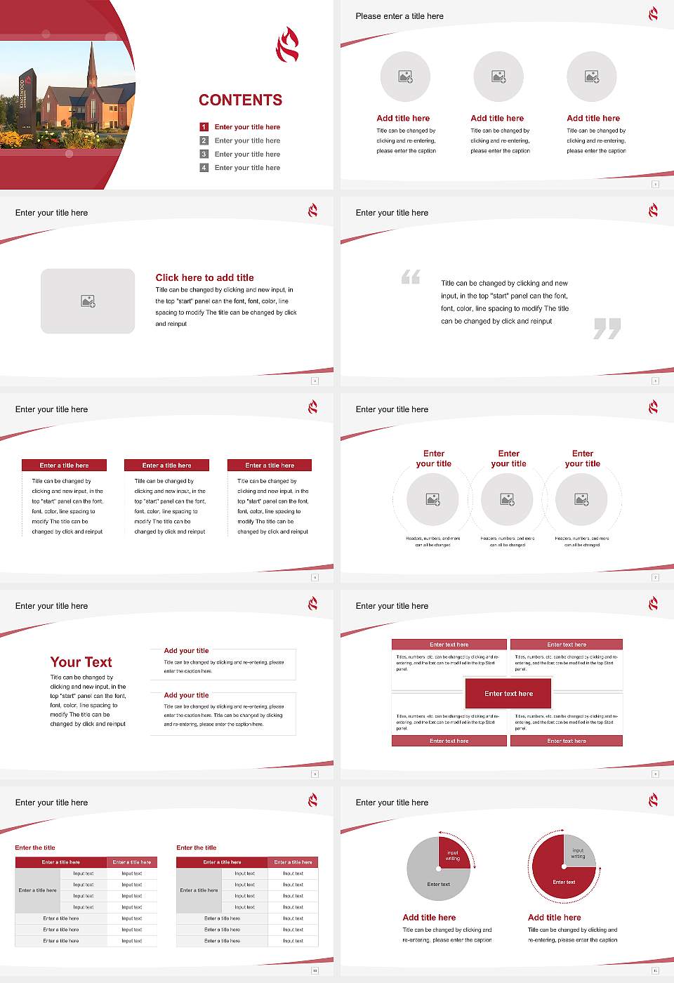 Kingswood University Course/Courseware Creation PPT Template16:9 ratio PPT effect preview image2