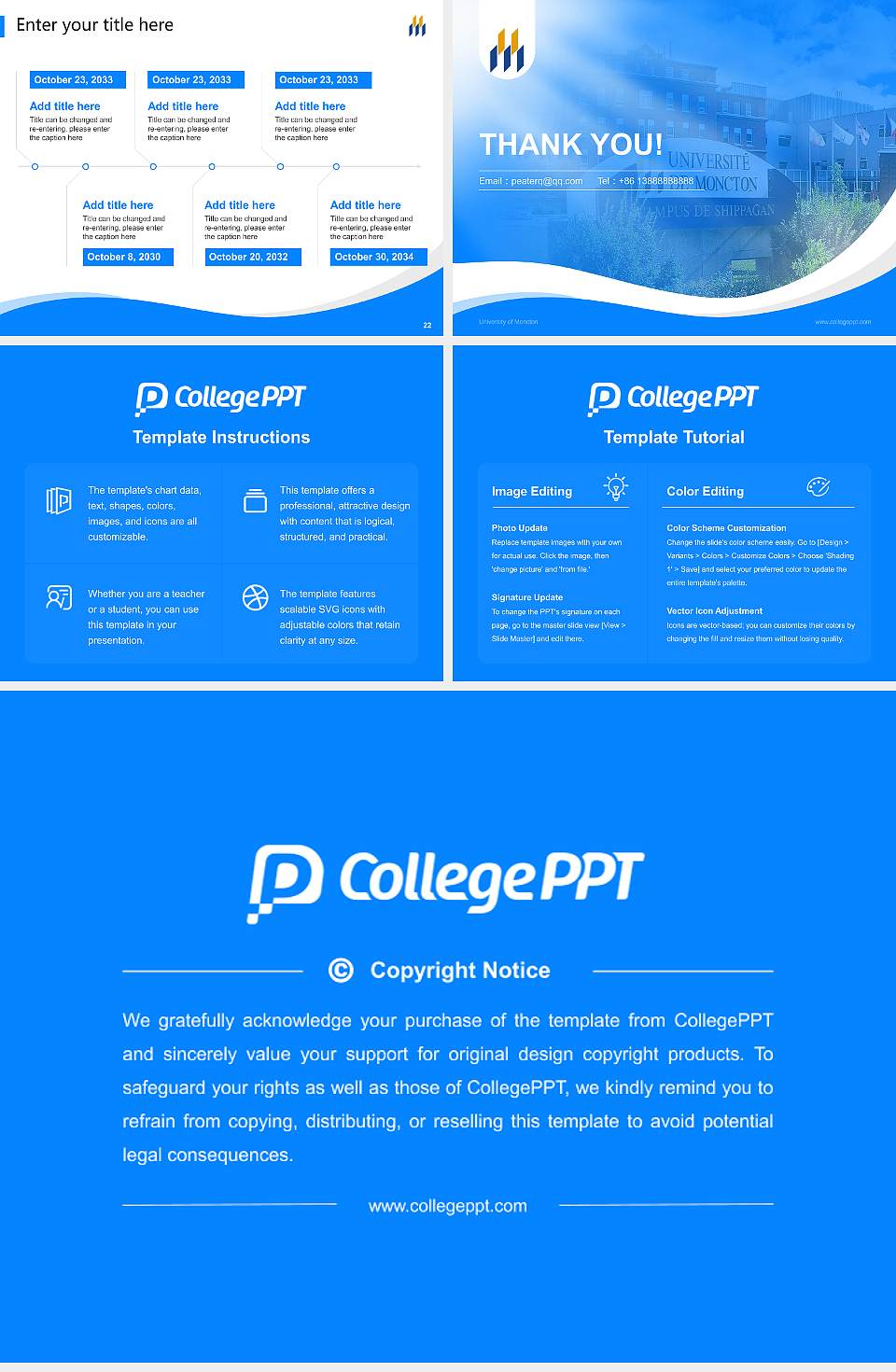 University of Moncton Lecture Sharing and Networking Event PPT Template4:3 ratio PPT effect preview image4