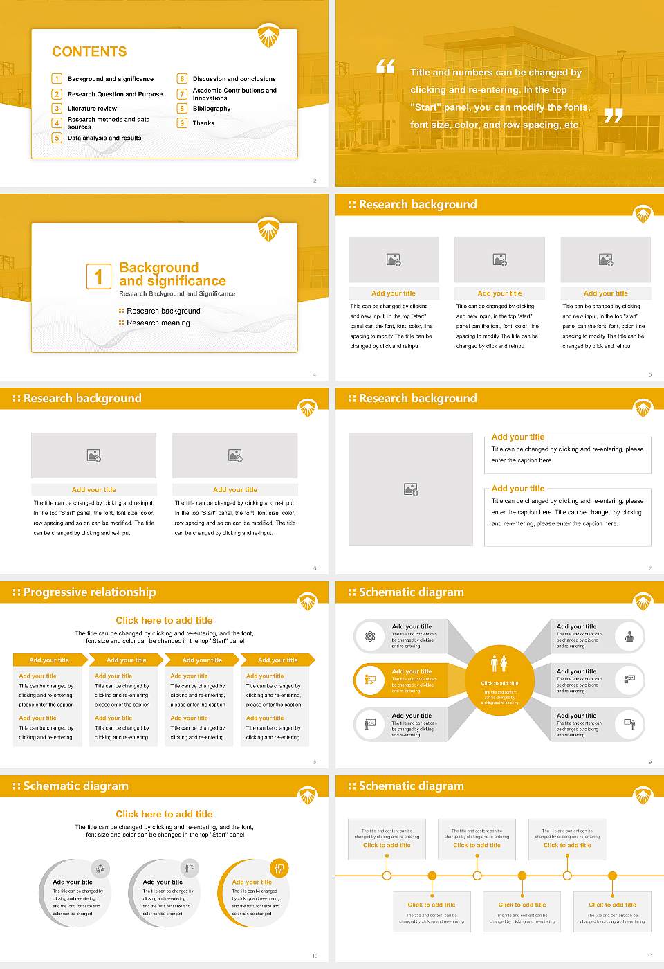 Ambrose University Graduation Thesis Defense PPT Template16:9 ratio PPT effect preview image2