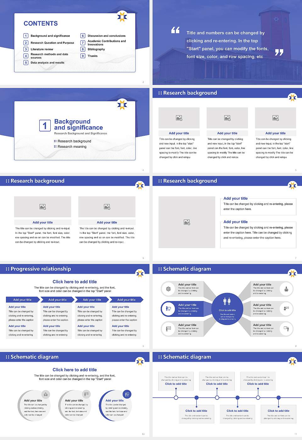St. Mary’s University, Calgary Graduation Thesis Defense PPT Template16:9 ratio PPT effect preview image2