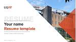 University of Quebec in Abitibi-Témiscamingue Resume PPT Template