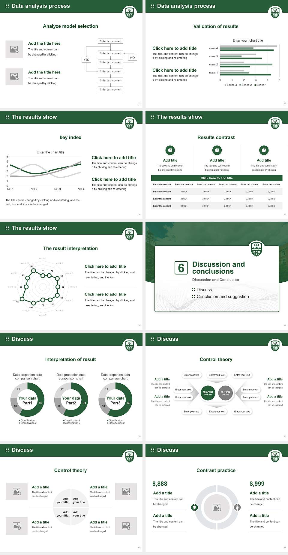 University of Alberta Graduation Thesis Defense PPT Template4:3 ratio PPT effect preview image5