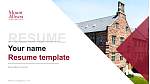 Université Mount Allison CV Modèle PPT