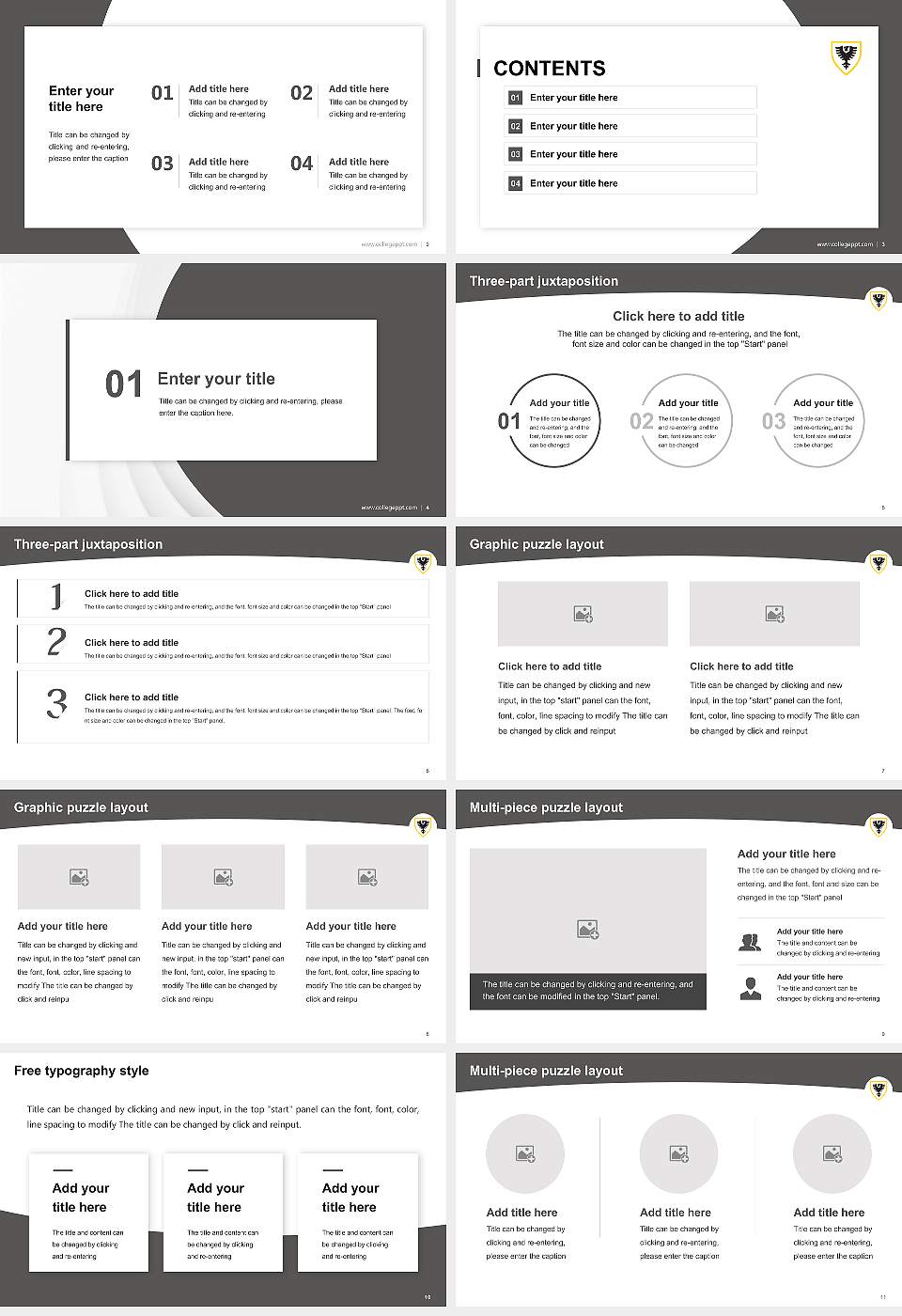Dalhousie University Academic Presentation/Research Findings Report PPT Template16:9 ratio PPT effect preview image2