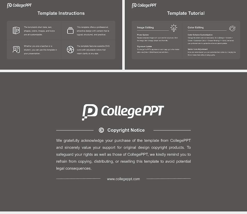 Dalhousie University Academic Presentation/Research Findings Report PPT Template16:9 ratio PPT effect preview image5