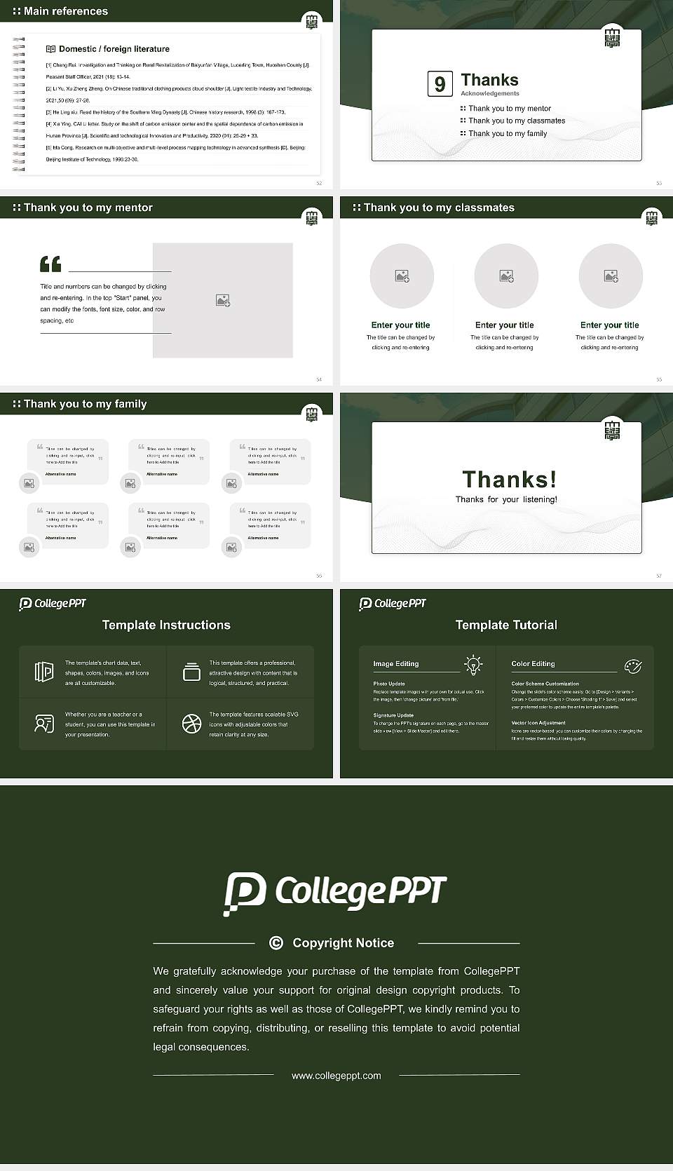 Japan College of Social Work Graduation Thesis Defense PPT Template16:9 ratio PPT effect preview image7