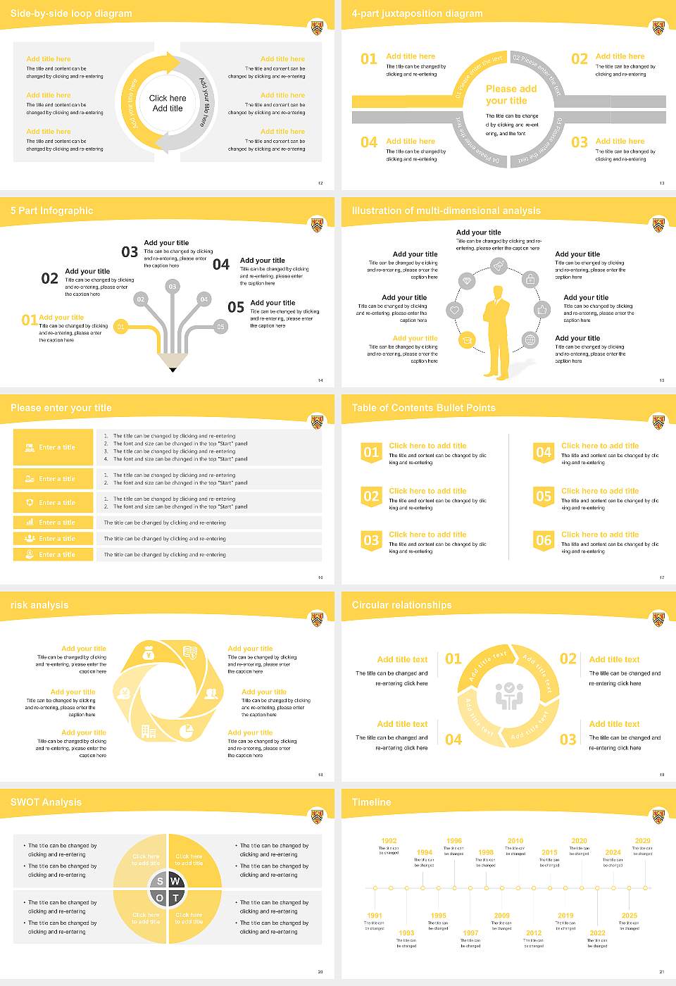 University of Waterloo Academic Presentation/Research Findings Report PPT Template16:9 ratio PPT effect preview image3