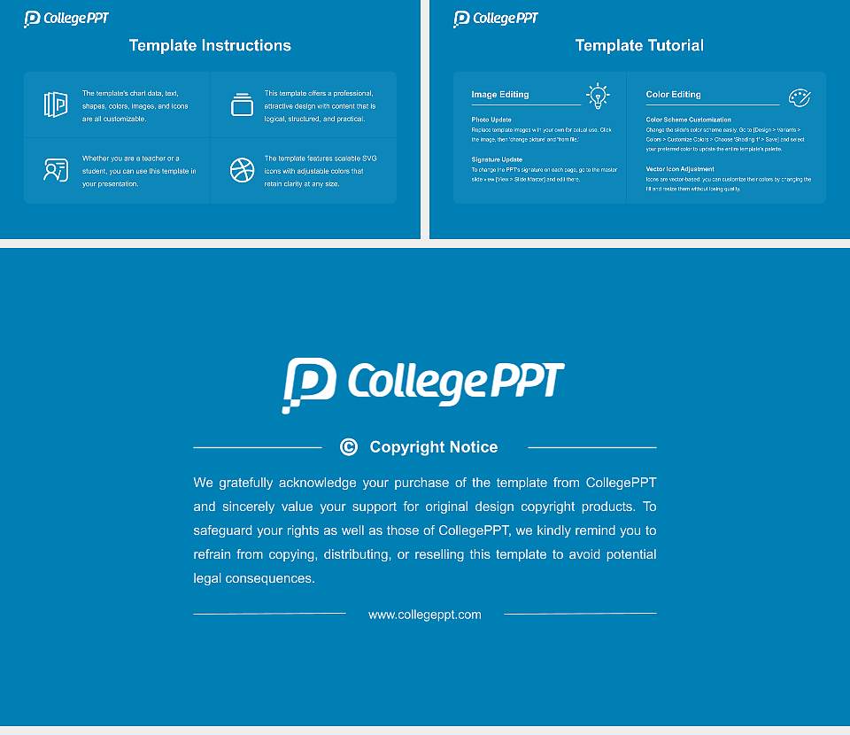 Mount Royal University Course/Courseware Creation PPT Template16:9 ratio PPT effect preview image5