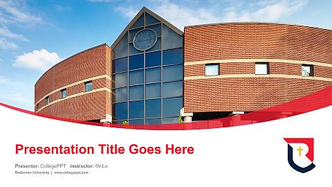 Redeemer University Course/Courseware Creation PPT Template