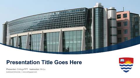 Lakehead University Course/Courseware Creation PPT Template