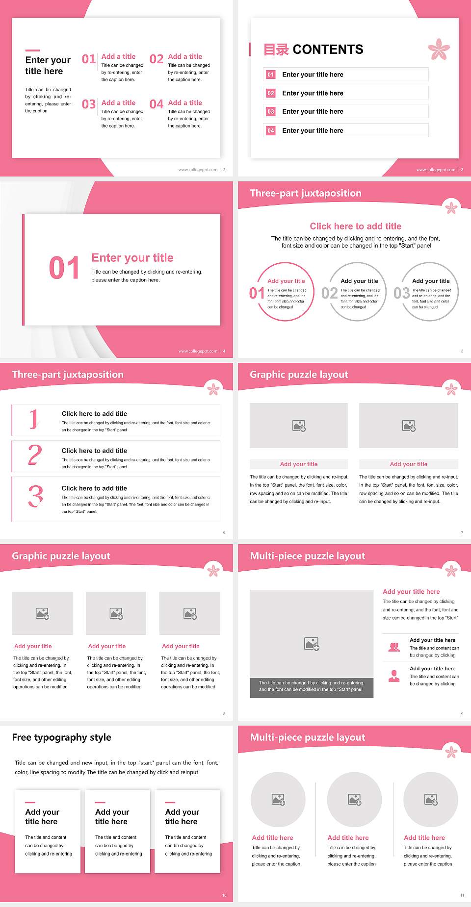 Gakushuin Women’s College Academic Presentation/Research Findings Report PPT Template4:3 ratio PPT effect preview image2