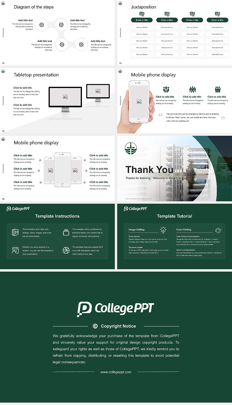 Trent University Competition/Entrepreneurship Contest PPT Template16:9 ratio PPT effect preview image9