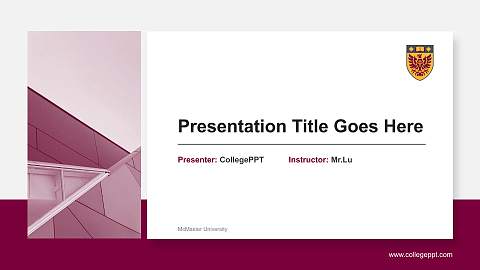 McMaster University General Purpose PPT Template