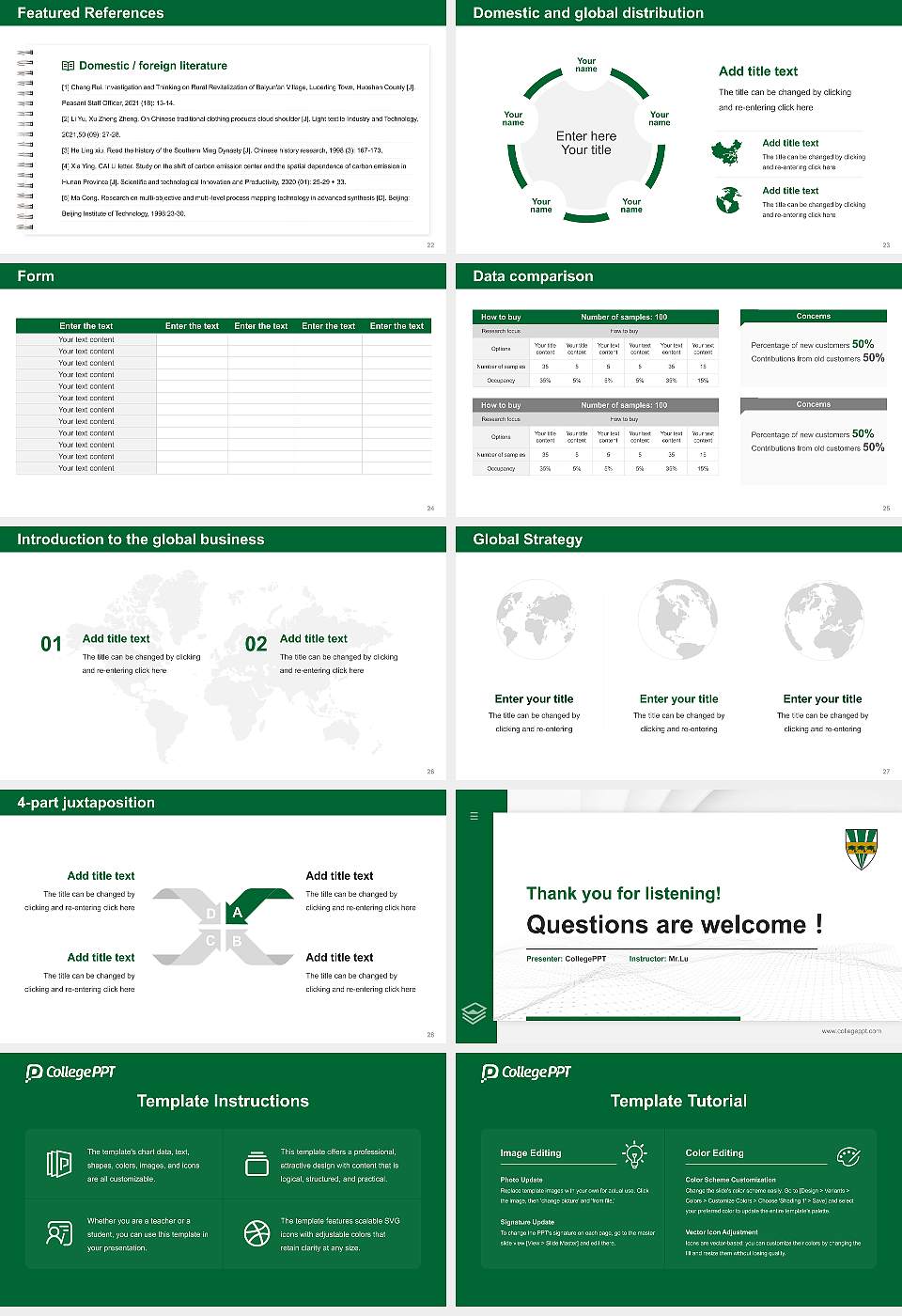 University of Quebec at Trois-Rivières Thesis Proposal/Graduation Defense PPT Template16:9 ratio PPT effect preview image4