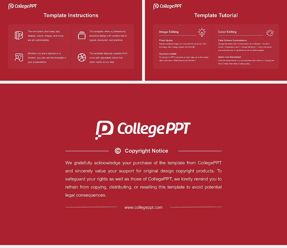 Kingswood University Academic Presentation/Research Findings Report PPT Template16:9 ratio PPT effect preview image5