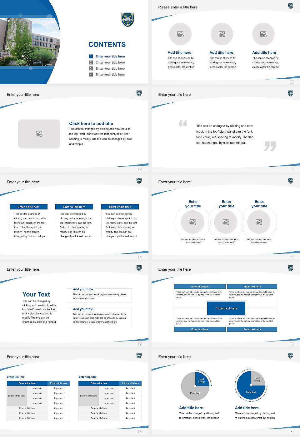 Mount Saint Vincent University Course/Courseware Creation PPT Template16:9 ratio PPT effect preview image2