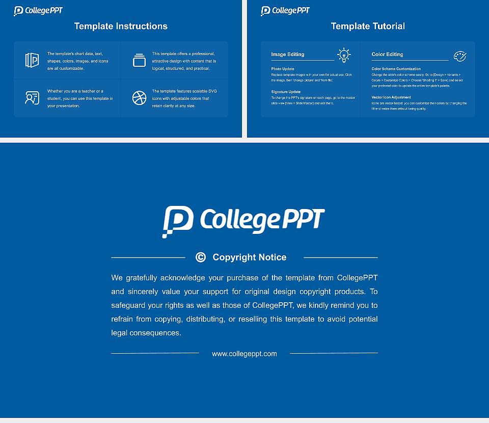 Mount Saint Vincent University Course/Courseware Creation PPT Template16:9 ratio PPT effect preview image5