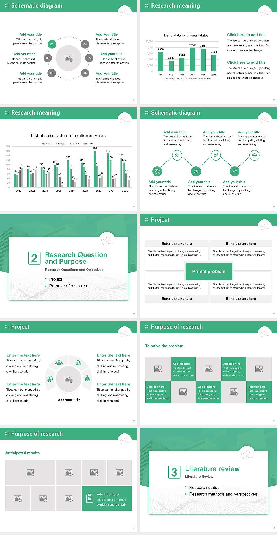 Iwate University of Health and Medical Sciences Graduation Thesis Defense PPT Template4:3 ratio PPT effect preview image3