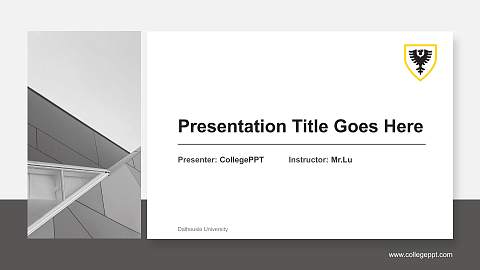 Dalhousie University General Purpose PPT Template