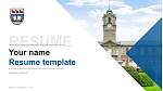 University of Victoria Resume PPT Template