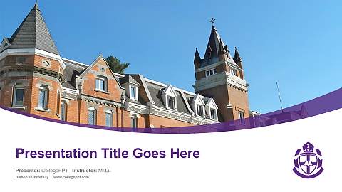 Bishop’s University Course/Courseware Creation PPT Template