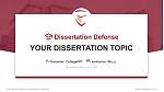 Concordia University Disputation Powerpoint Vorlage