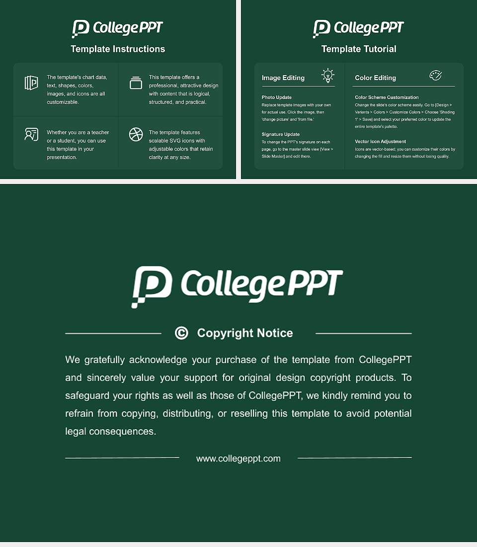 Trent University Course/Courseware Creation PPT Template4:3 ratio PPT effect preview image5