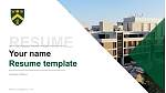 University of Regina Resume Templat PPT