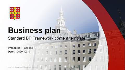 Laval University Competition/Entrepreneurship Contest PPT Template