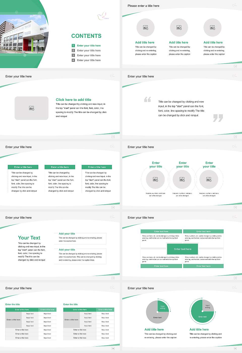 Iwate University of Health and Medical Sciences Course/Courseware Creation PPT Template16:9 ratio PPT effect preview image2