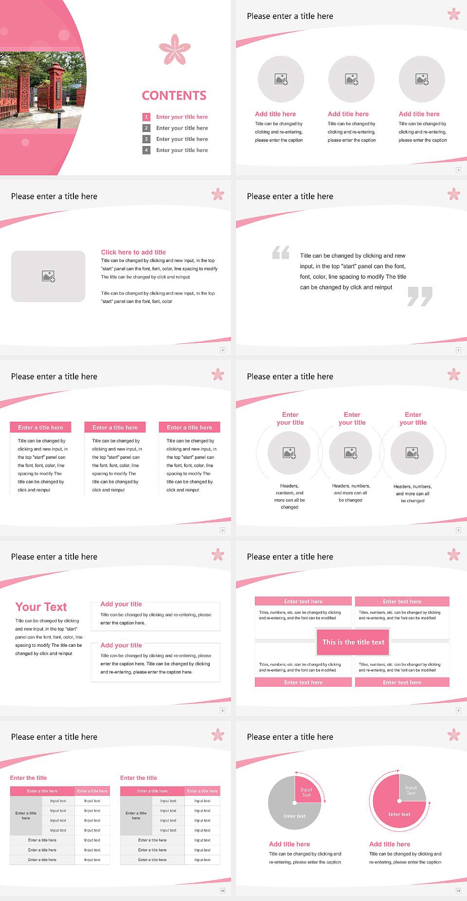 Gakushuin Women’s College Course/Courseware Creation PPT Template4:3 ratio PPT effect preview image2