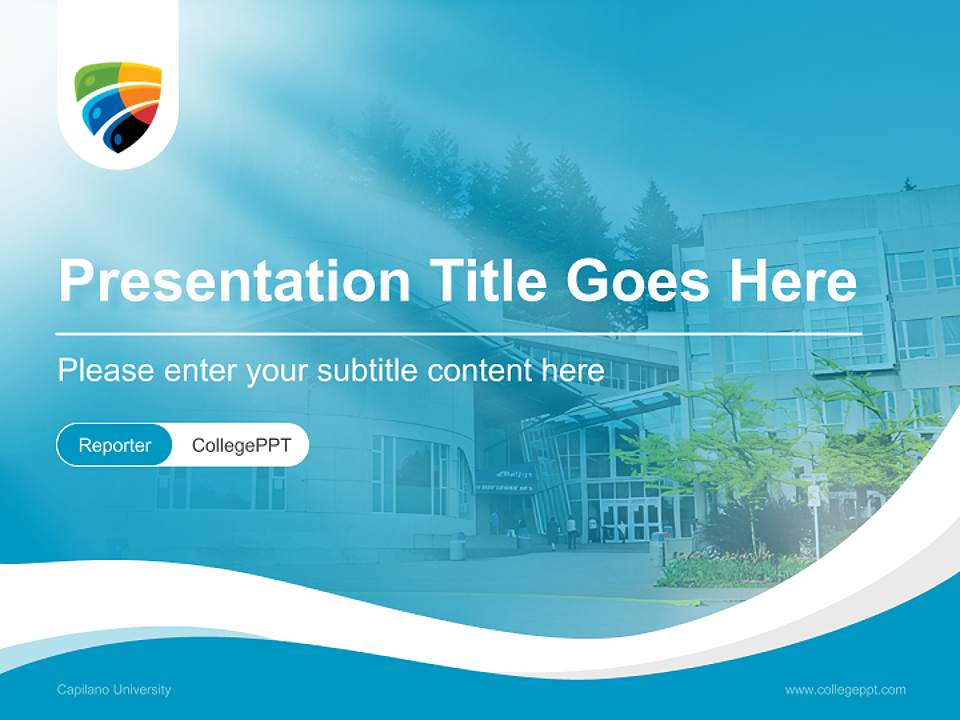 Capilano University Lecture Sharing and Networking Event PPT Template4:3 ratio PPT effect preview image4