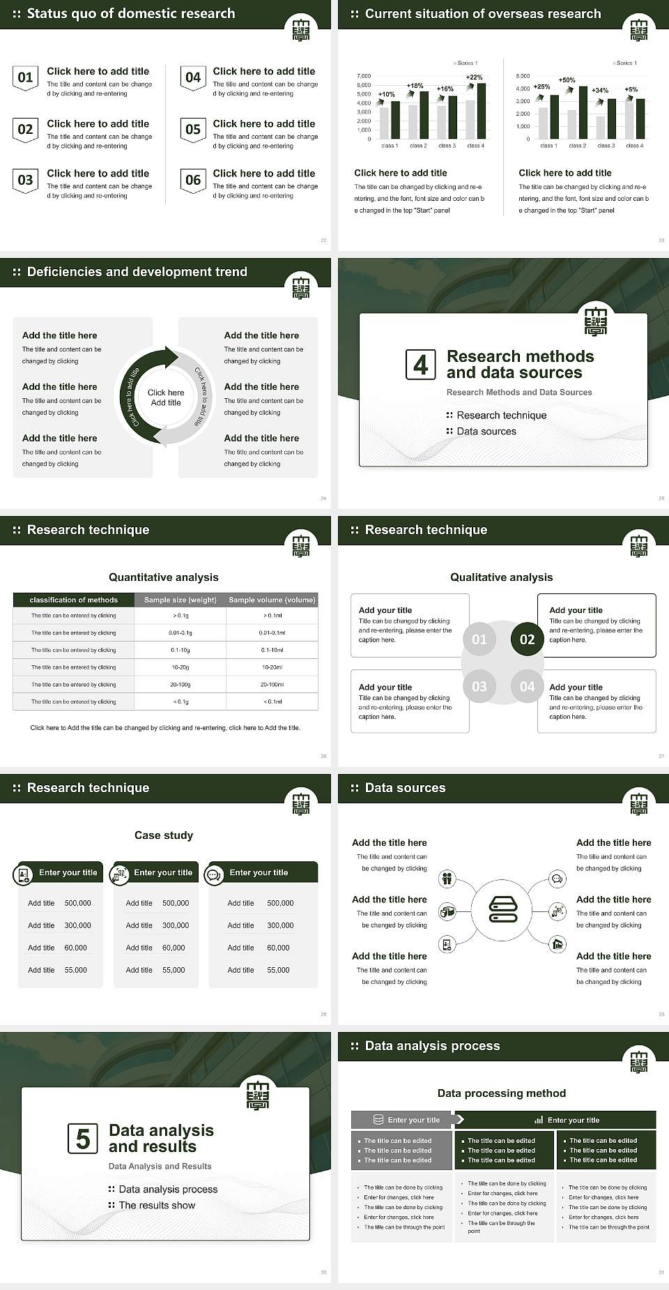 Japan College of Social Work Graduation Thesis Defense PPT Template4:3 ratio PPT effect preview image4