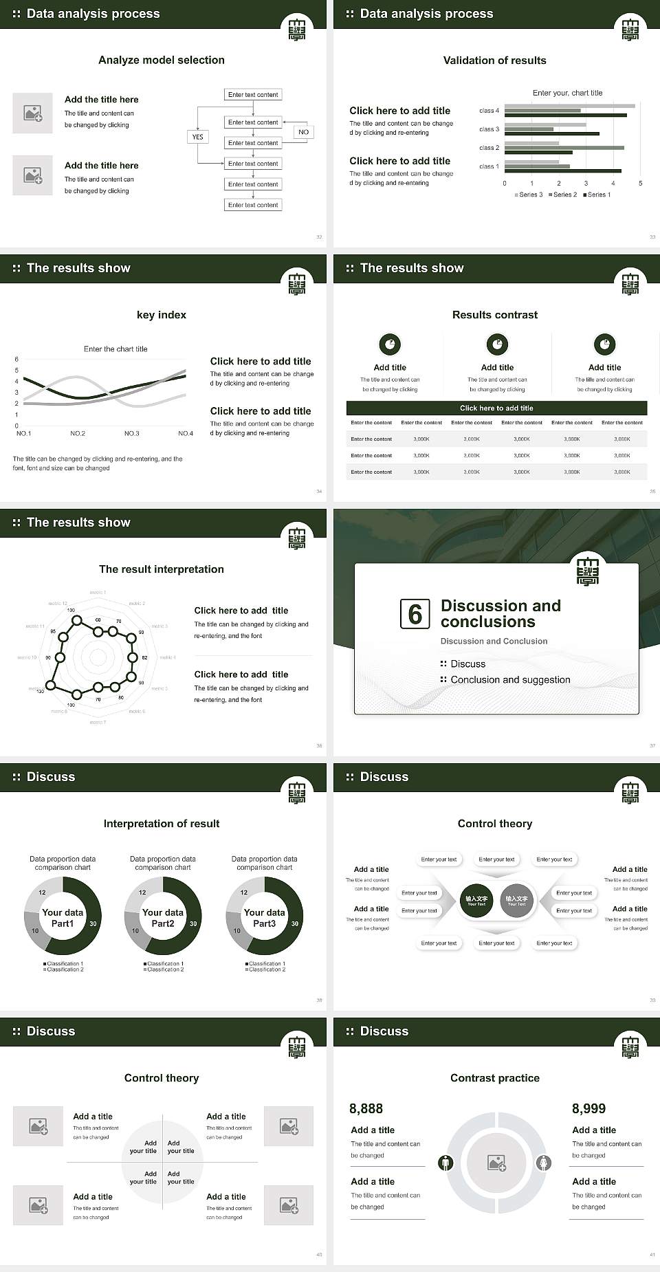Japan College of Social Work Graduation Thesis Defense PPT Template4:3 ratio PPT effect preview image5