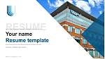 University of Niagara Falls Canada Resume PPT Template