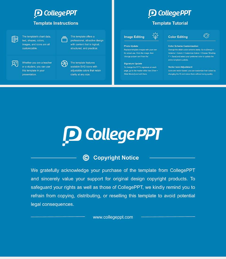 Mount Royal University Course/Courseware Creation PPT Template4:3 ratio PPT effect preview image5