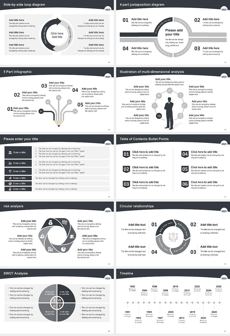 University of Quebec in Outaouais Academic Presentation/Research Findings Report PPT Template16:9 ratio PPT effect preview image3