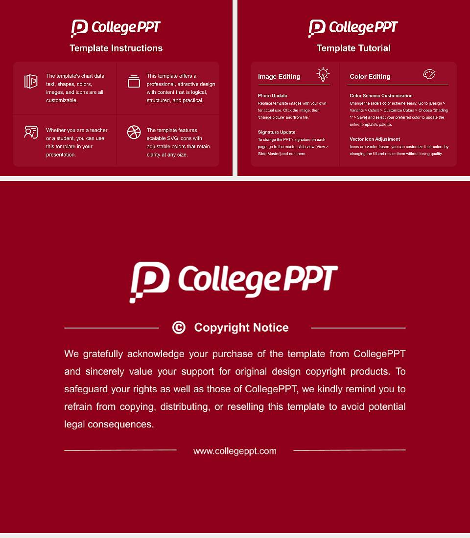 University of Ottawa Course/Courseware Creation PPT Template4:3 ratio PPT effect preview image5