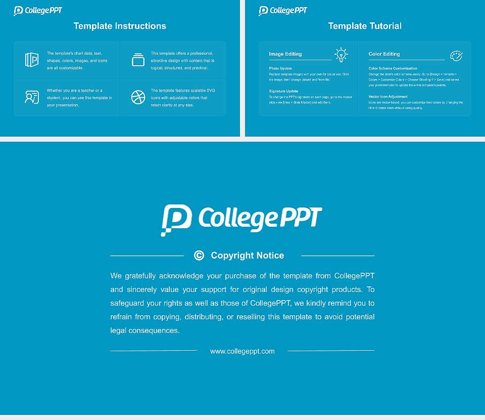 Capilano University Course/Courseware Creation PPT Template16:9 ratio PPT effect preview image5