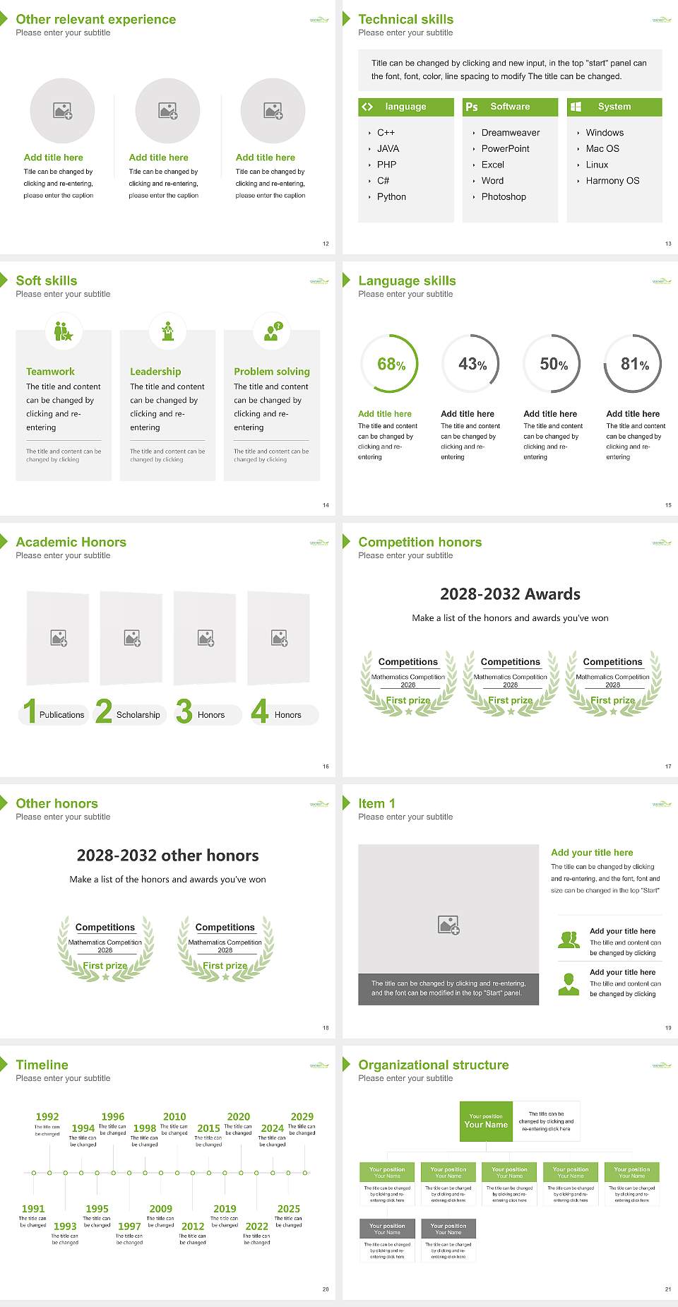 University of the Fraser Valley Resume PPT Template4:3 ratio PPT effect preview image3
