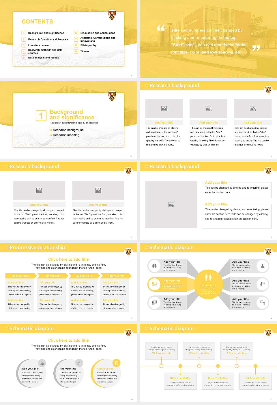 University of Waterloo Graduation Thesis Defense PPT Template16:9 ratio PPT effect preview image2