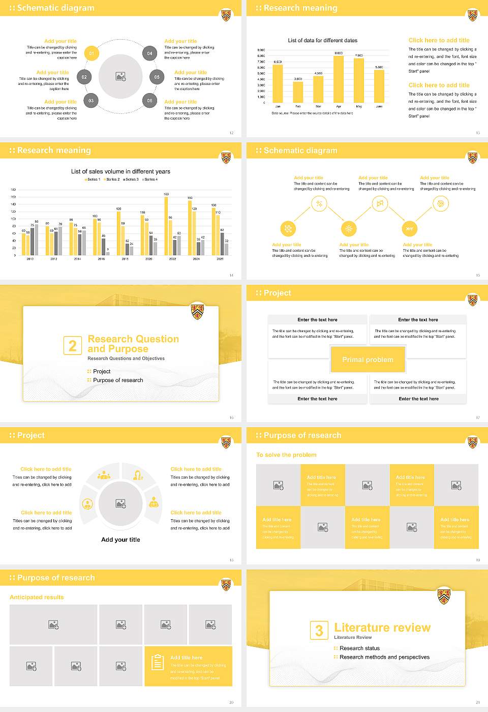 University of Waterloo Graduation Thesis Defense PPT Template16:9 ratio PPT effect preview image3