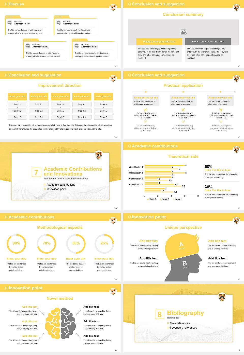 University of Waterloo Graduation Thesis Defense PPT Template16:9 ratio PPT effect preview image6