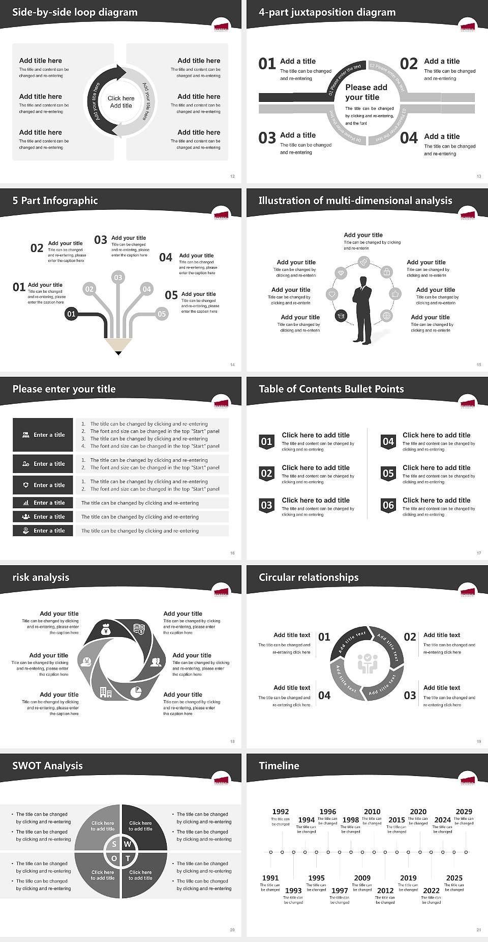 Memorial University of Newfoundland Academic Presentation/Research Findings Report PPT Template4:3 ratio PPT effect preview image3